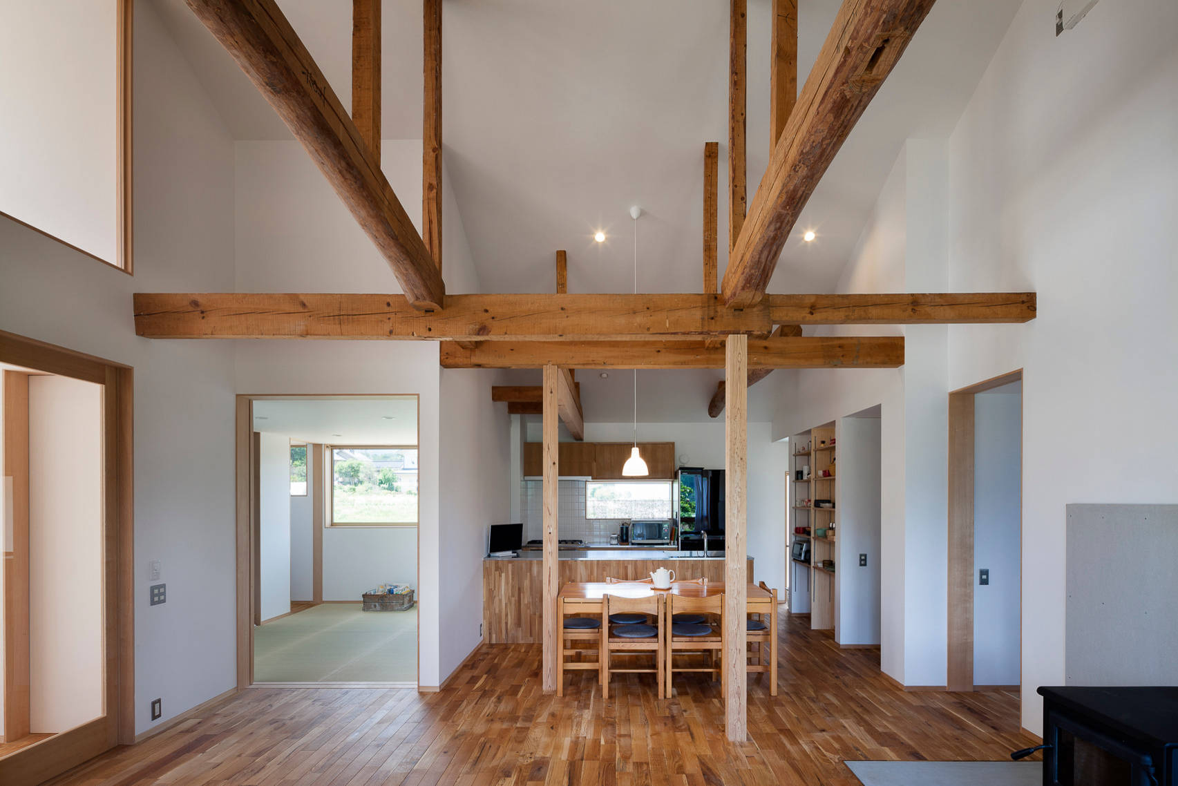 駒ヶ根市y邸 リノベーション Farmhouse Dining Room Other By 一級建築士事務所 暮らしと建築社 Houzz