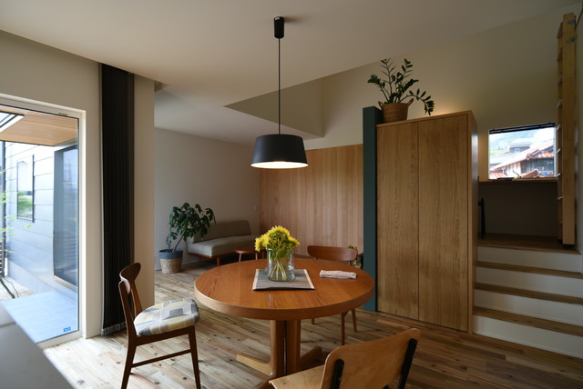 27坪の平屋 Contemporary Dining Room Other By 川端 正人 株式会社i D Works Houzz Ie