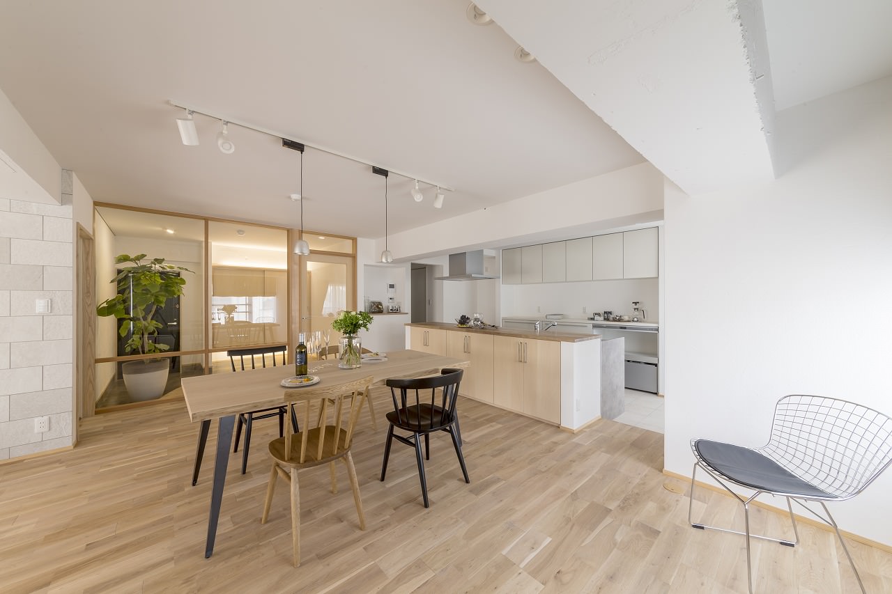 A様邸マンションリノベーション Scandinavian Dining Room Other By 大之木ダイモ リフォーム部 Houzz