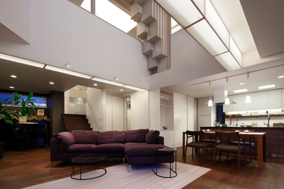 Best Of Houzz 19 連続受賞 参道の緑を借景する家 Contemporary Dining Room Tokyo By 長谷川建築デザインオフィス Hasegawadesign Houzz