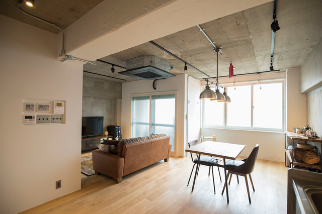 Houzzツアー 都内ビンテージマンションのリノベーション Dining Room Tokyo By 古本麻由未 Houzz