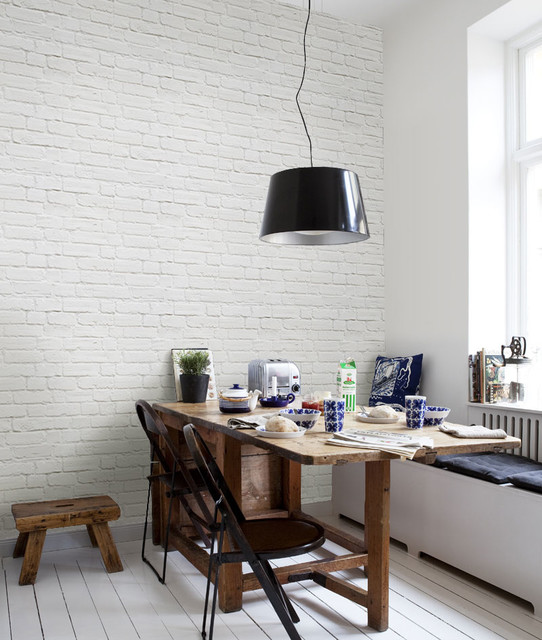 Jebrille Wallpaper Shabby Chic Style Dining Room Tokyo By 株式会社ジュブリー 壁紙革命 賃貸でもおしゃれに Houzz Ie