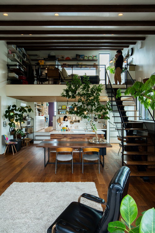 湖を望む 緑あふれる建築家の自邸 Houzz ハウズ