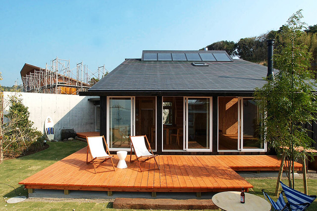 江口浜story ビーチスタイル テラス 中庭 他の地域 シンケンスタイル Houzz ハウズ