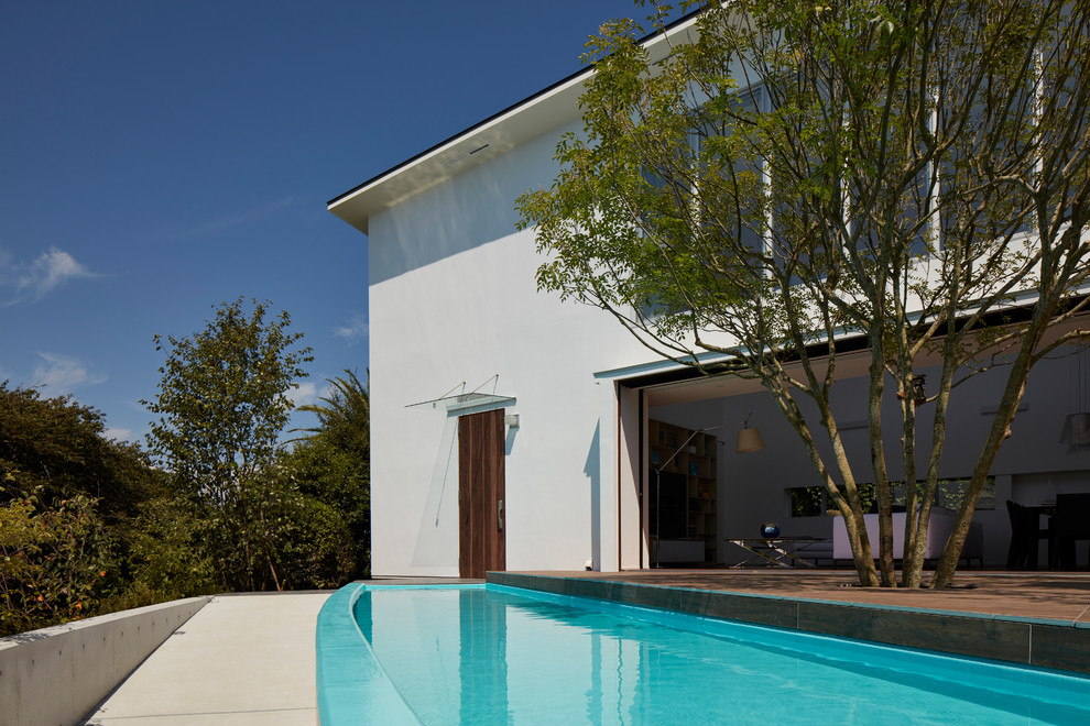 海の家 高級住宅地 披露山の別荘建築 Contemporary Patio Other By ｍ アーキテクツ Houzz