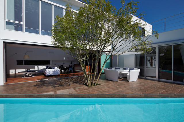 海の家 高級住宅地 披露山の別荘建築 Contemporary Patio Other By ｍ アーキテクツ Houzz