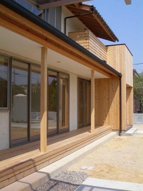 縁側のある家 Contemporaneo Patio Otras Zonas De 日下山建築設計事務所 Houzz