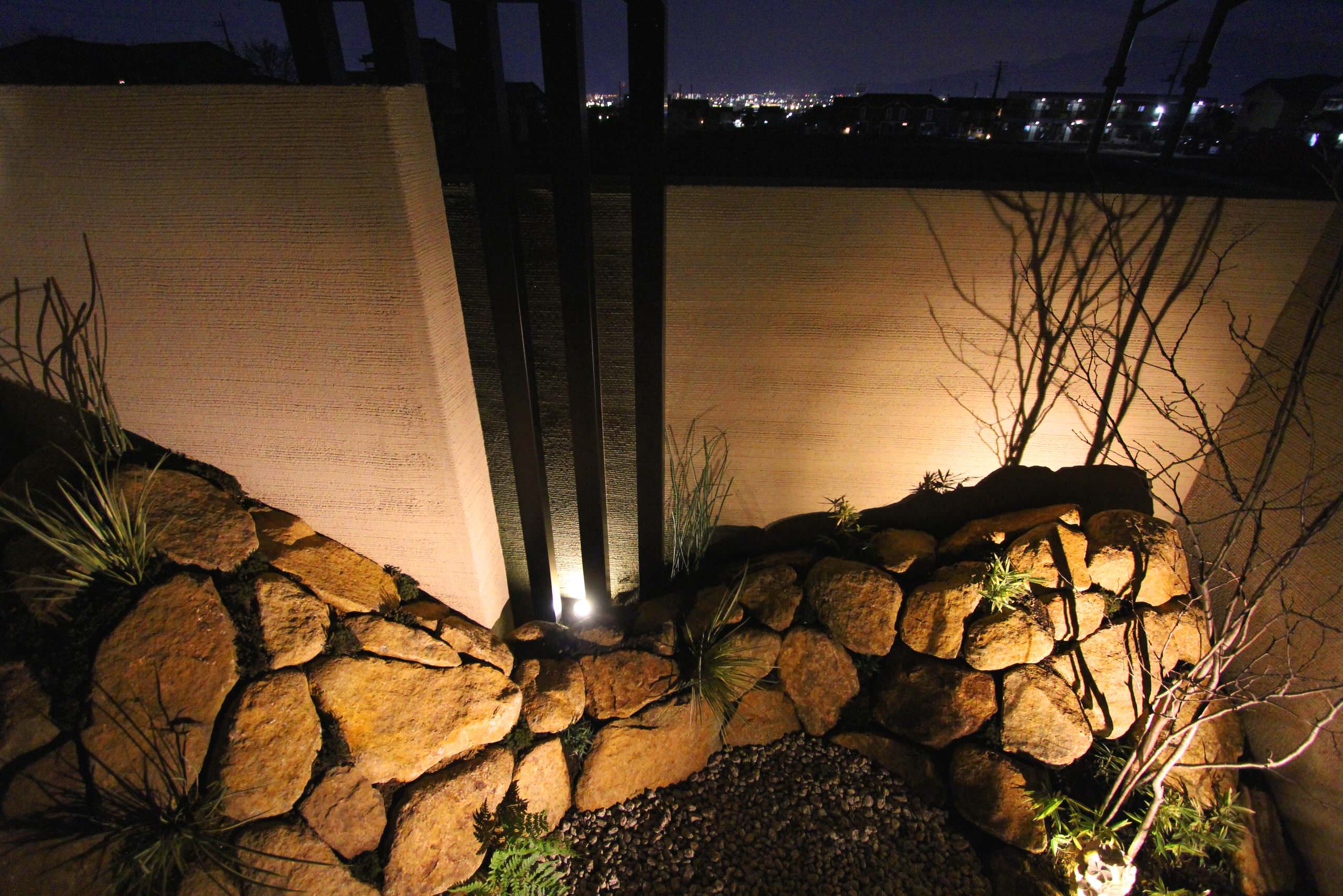 自宅で露天風呂 ザ シーズン浜松 静岡県ｔ様邸 Asian Patio Tokyo Suburbs By Proの庭照明 ライティングマイスター Houzz