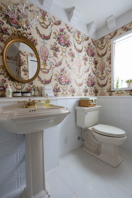 フレンチ 輸入住宅 モダン トイレ 洗面所 東京都下 天草ハウジング Houzz ハウズ