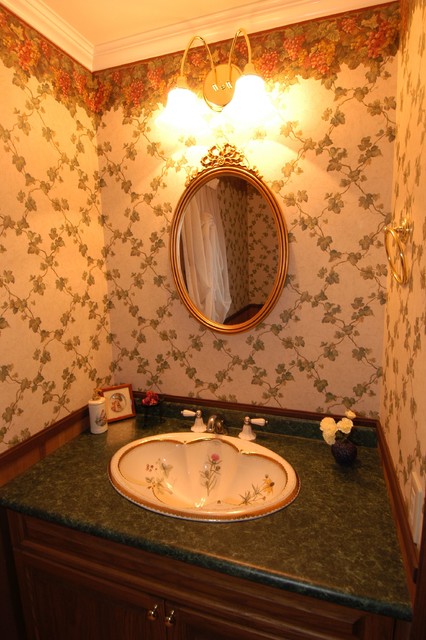 レンガ積み輸入住宅 F邸 トラディショナル トイレ 洗面所 他の地域 手づくり輸入住宅の有限会社ホームメイド Houzz ハウズ