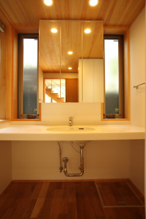 三鷹の家 Modern Powder Room Other By 株式会社 結設計 Houzz