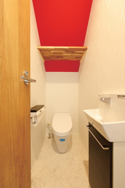 家じゅう全部お部屋 廊下のない家 Moderne Toilettes Faubourg De Tokyo Par 株式会社regard リガード Houzz