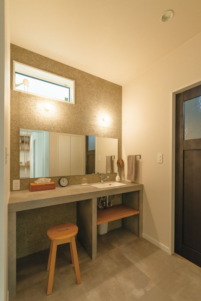 引き算の美学が生み出す シンプルで心地よい家 Scandinavian Powder Room Other By 三和建設株式会社