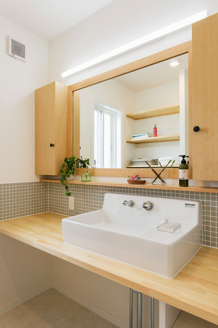 憧れのヨーロッパスタイルのかわいいお家 北欧 トイレ 洗面所 神戸 ハイランド ホーム デザイン Houzz ハウズ