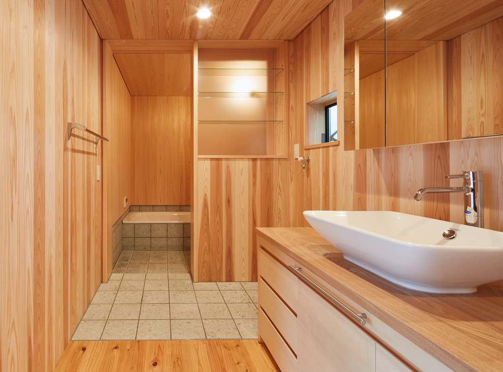 浜田山の家 Japanese Powder Room Tokyo By 株式会社 松井郁夫建築設計事務所 Houzz