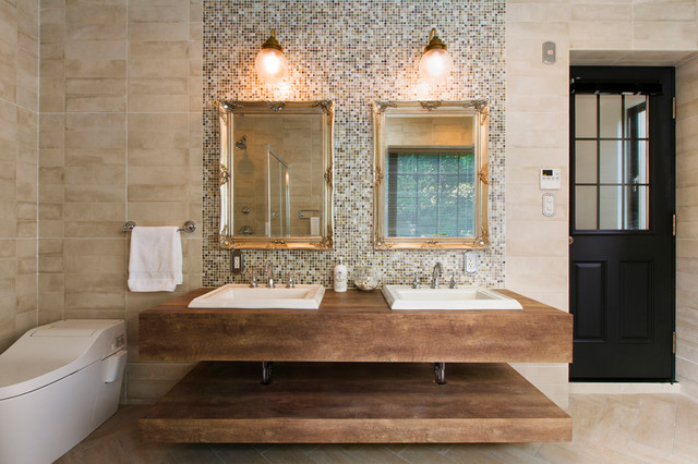 海外のクラシックホテルを思わせる美しい住空間 トラディショナル 浴室 名古屋 クラシスホーム株式会社 Houzz ハウズ