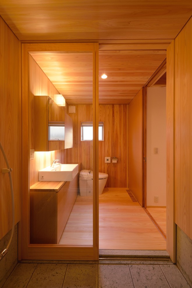高円寺の家 Modern Powder Room Tokyo By 株式会社 松井郁夫建築設計事務所 Houzz