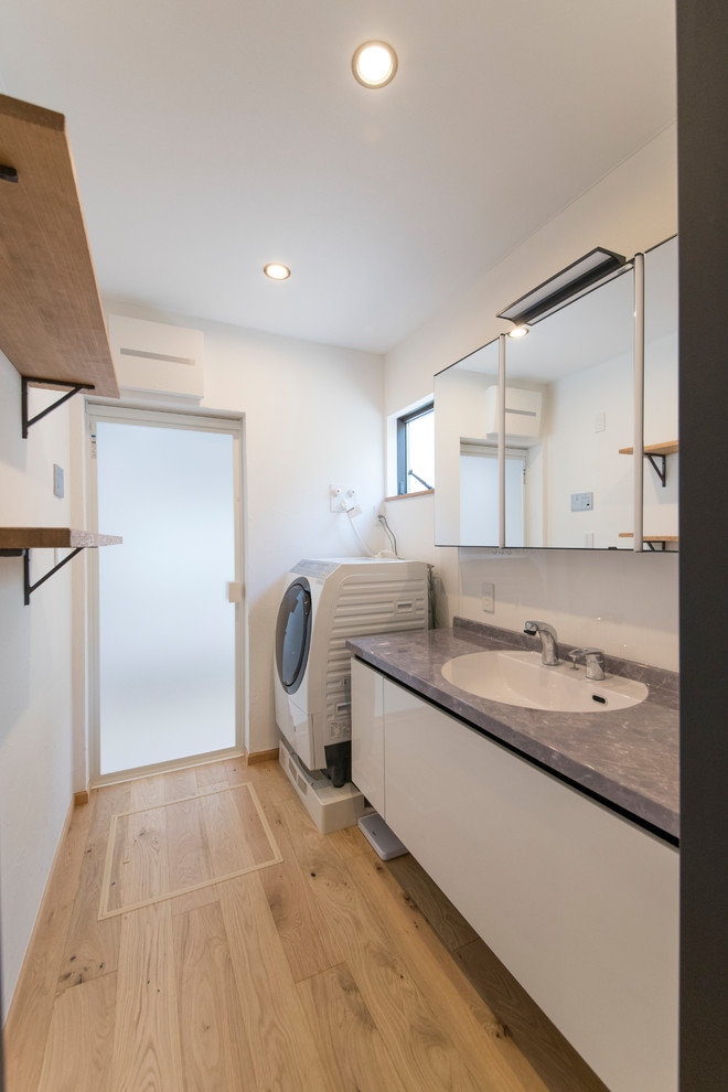 Nobo Style 東久留米市 N様邸 Farmhouse Powder Room Tokyo Suburbs By Nobo 株式会社山崎工務店