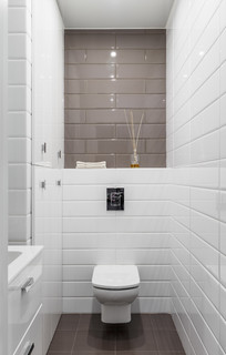 おしゃれなトイレ 洗面所 白いタイル の画像 75選 22年3月 Houzz ハウズ