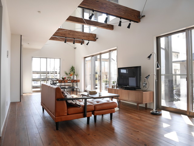 外暮らしの家 神戸市北区上津台モデルハウス Nordico Sala De Estar Kobe De Felix House By株式会社三幸住研 Houzz