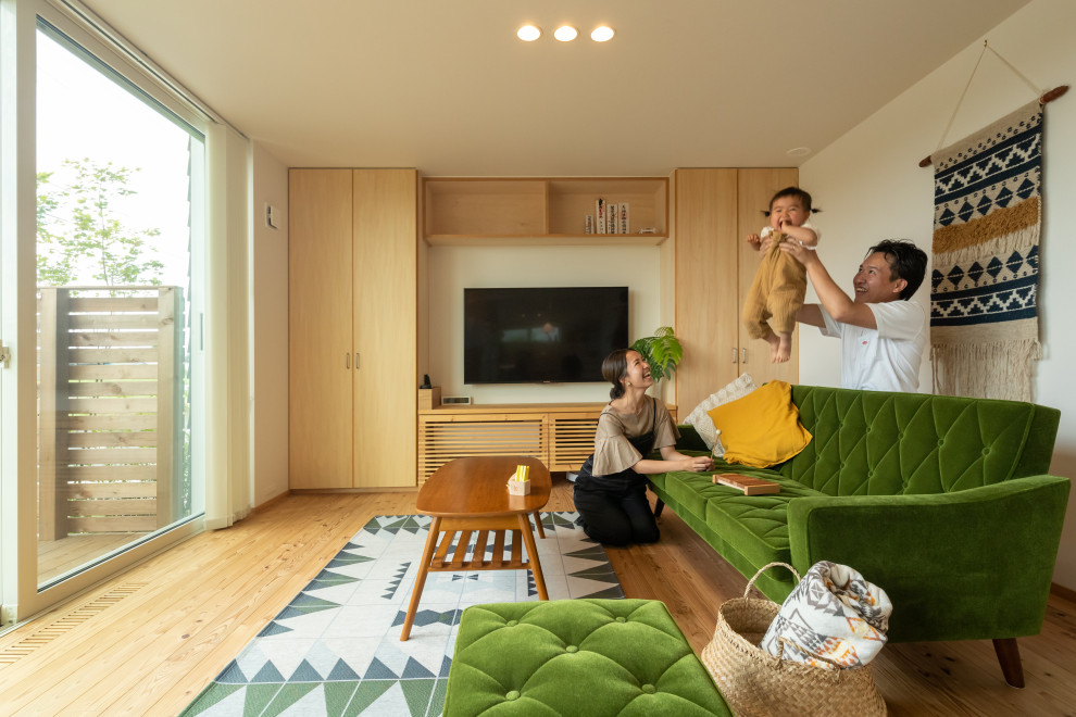 川越の家 Scandinavian Family Room Other By こなから建築工房 Houzz