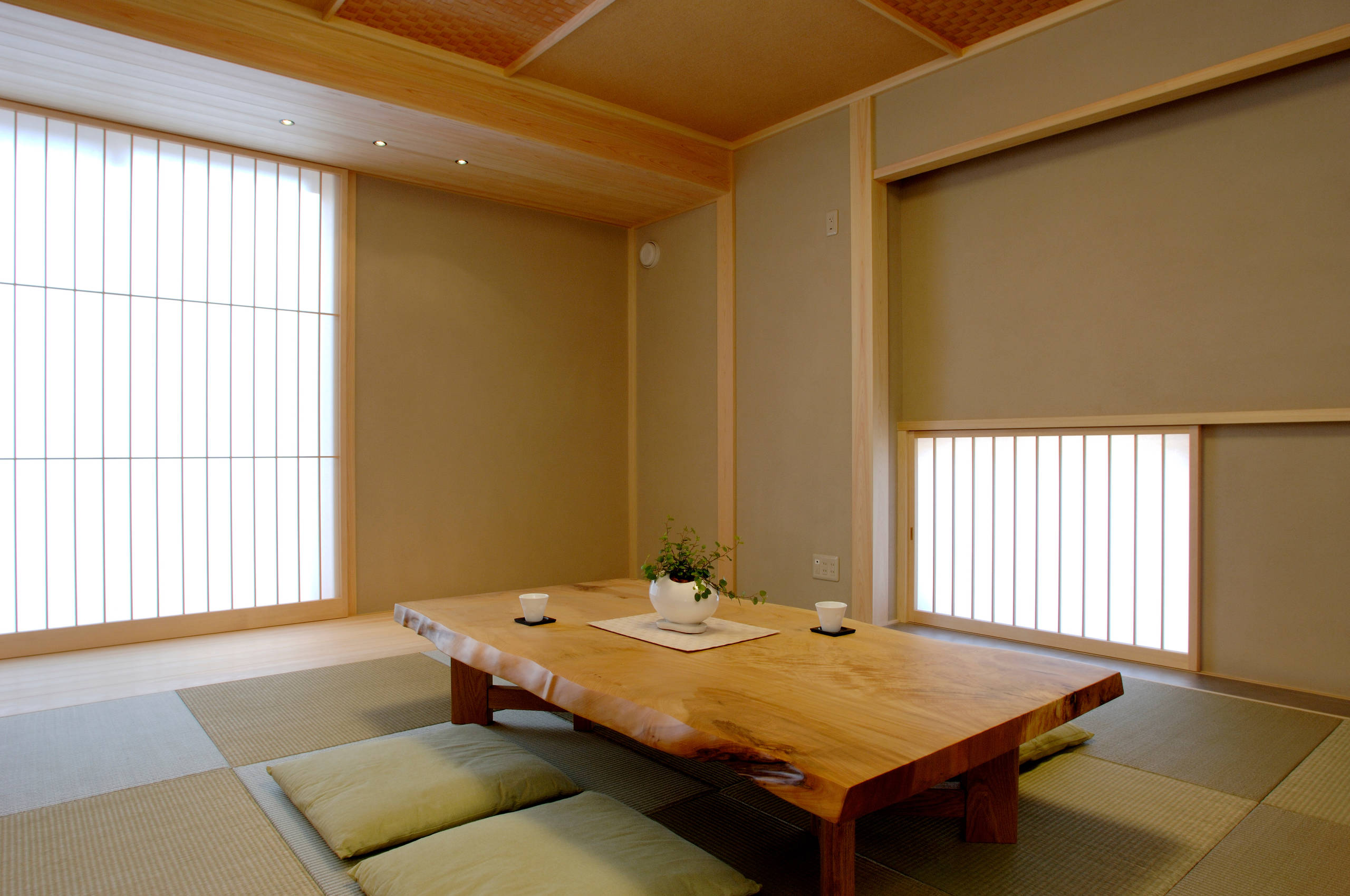 真壁造りのモダン和室 Japanese Family Room Other By Incolore Architects 一級建築士事務所 Houzz