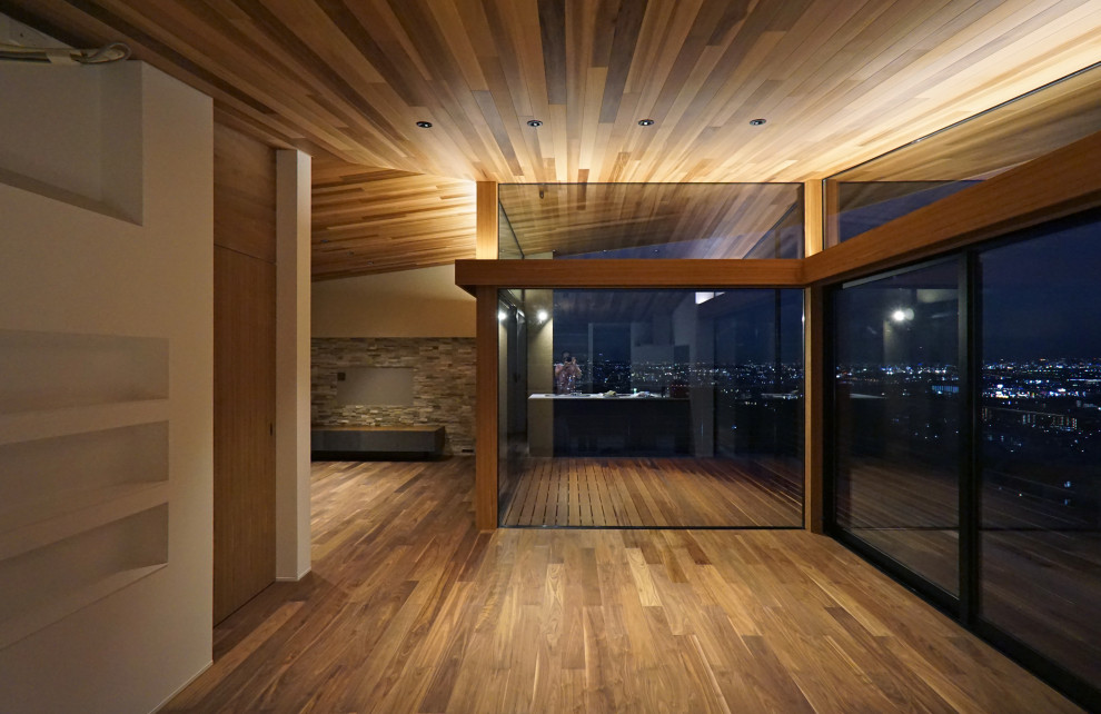 眺望のスカイリビングハウス 兵庫県宝塚市 Scandinavian Family Room Osaka By 近藤晃弘建築都市設計事務所 Akihiro Kondo Architecture Houzz
