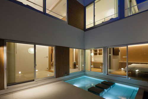 水面で自然を取り込む 水盤のある家8選 Houzz ハウズ