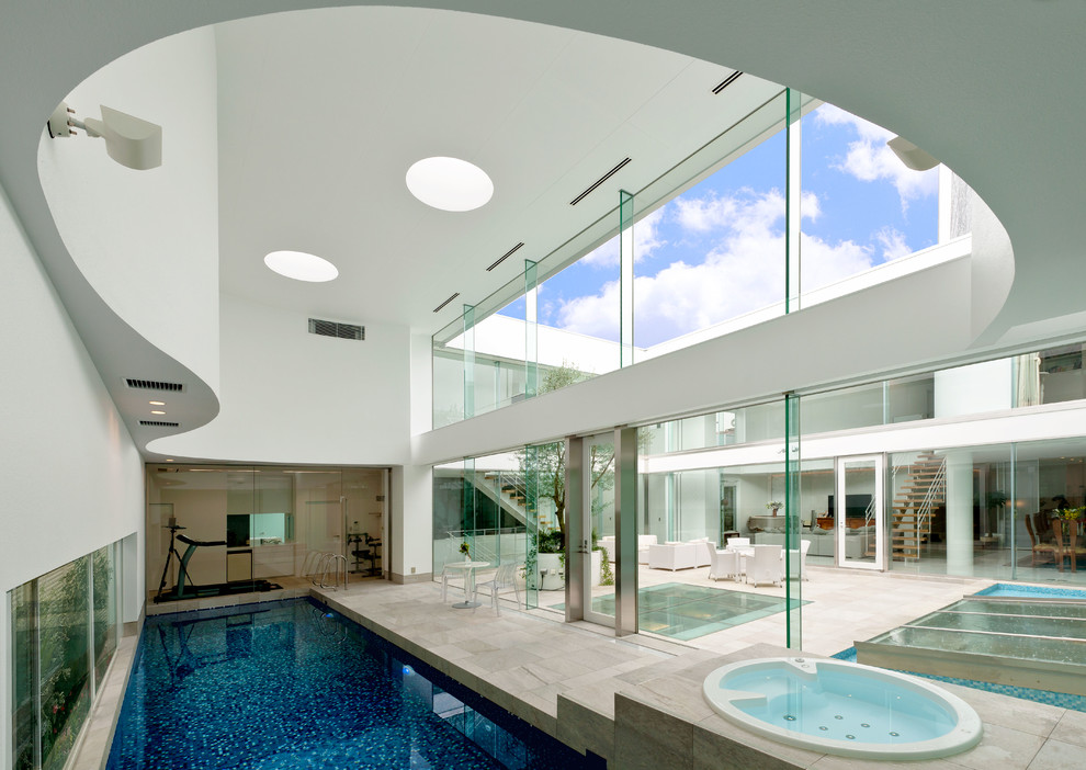 水を湛える都会のオアシス Contemporary Pool Tokyo By Earnest Architects Houzz