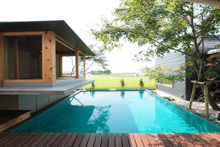 おしゃれな和風のプールの画像 21年8月 Houzz ハウズ