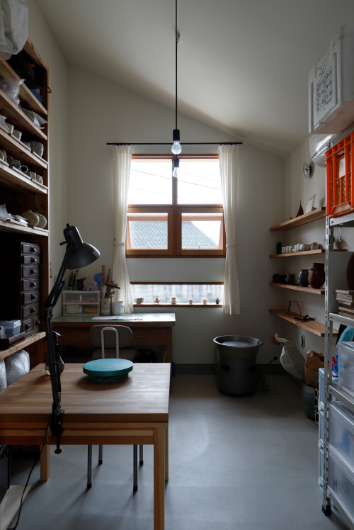 陶芸工房がある 帰ってきたくなる家 Houzz ハウズ