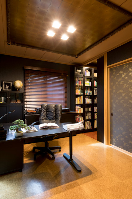 ホームオフィス 和モダン Minimalistisch Arbeitszimmer Tokio Peripherie Von Design Interieur Terada Yumi ﾃﾞｻﾞｲﾝ ｱﾝﾃﾘﾕ ﾃﾗﾀﾞﾕﾐ Houzz