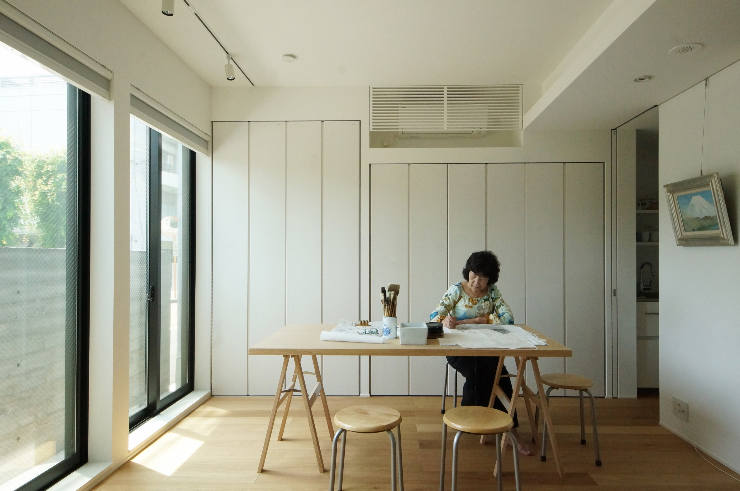 和風のおしゃれなホームオフィス 書斎 無垢フローリング の事例 75選 22年10月 Houzz ハウズ