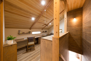 木目調のおしゃれなホームオフィス 書斎の事例 75選 22年7月 Houzz ハウズ