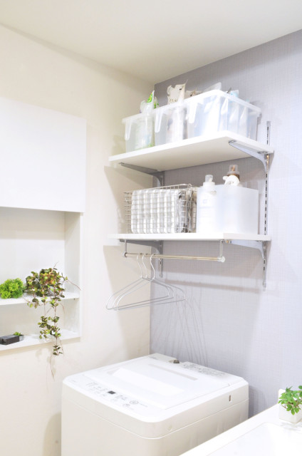 洗濯機上収納 Modern Service Yard Other By 収納生活 Nankai Houzz 洗濯機上収納 Modern Service Yard Other By 収納生活 Nankai Houzz