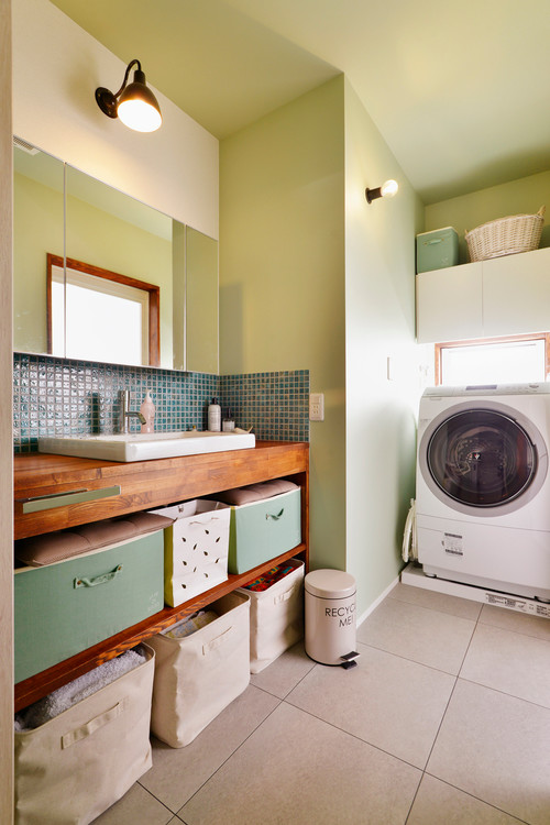 ランドリーバスケット 洗濯かご のベストな置き場を考える Houzz ハウズ ランドリーバスケット 洗濯かご のベストな置き場を考える Houzz ハウズ