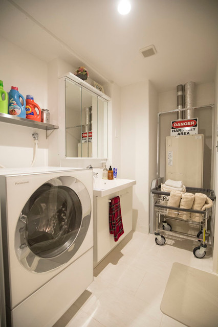 Houzzツアー 都内ビンテージマンションのリノベーション Buanderie Tokyo Par 古本麻由未 Houzz