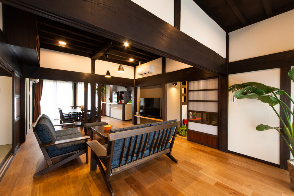 つくばの古民家 Japanese Living Room Other By 株式会社リノベ Houzz