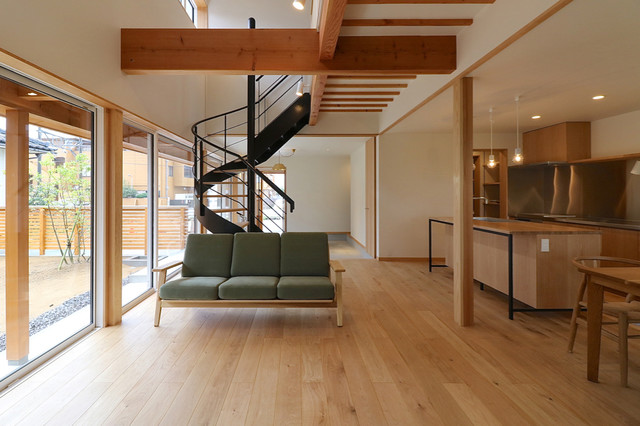 ばんでんのいえ Modern Living Room Other By 伊藤瑞貴建築設計事務所 Houzz
