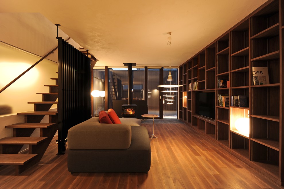 もるくす建築社 K House Asian Living Room Tokyo By 株式会社ノルド