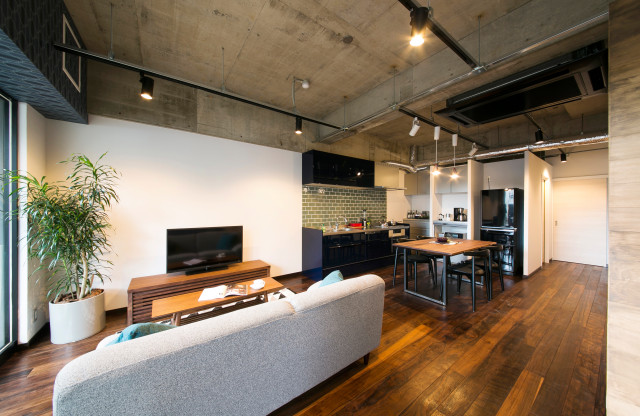 ウォールナット家具のコーディネート Modern Living Room Other By Luft ルフト オーダー家具とインテリア Houzz