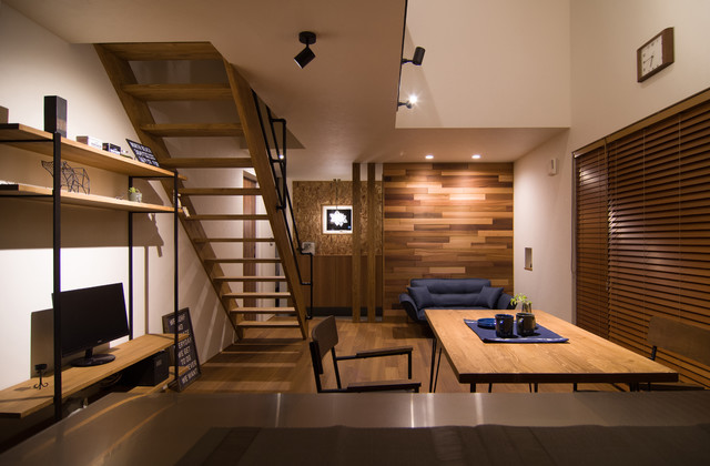 ナチュラル ブルックリンスタイルの家 Industrial Living Room Other By 株式会社 ライフ コア デザインオフィス Houzz