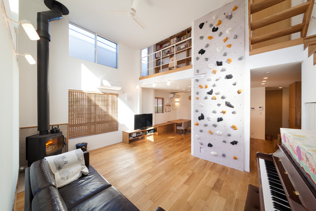 ボルダリングができる家 Modern Living Room Other By 株式会社住工房スタイル Houzz