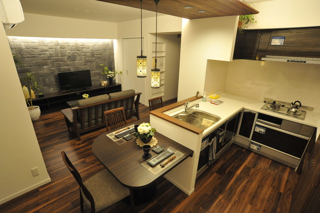 マンションリノベーション Modern Living Room Other By 東邦建工株式会社 リフォーム部 Houzz Ie