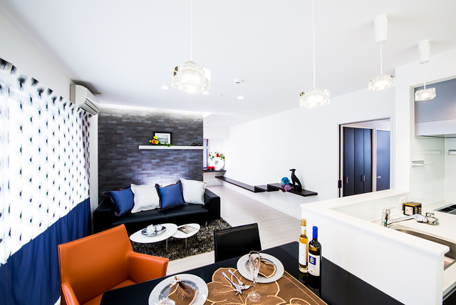 ミオビエント浦添 分譲マンション インテリア Moderne Salon Autres Perimetres Par 大晋建設株式会社 Houzz