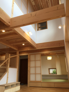 リビングと小上がり和室 Traditional Living Room Other By よしだみわこ建築設計事務所 Houzz