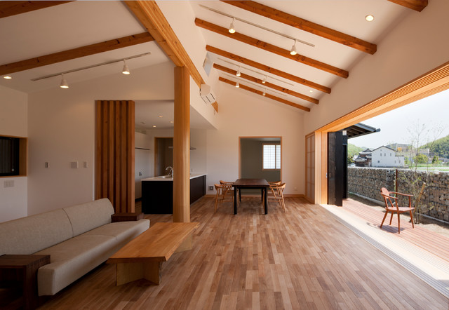 リビング ダイニング 和室 Japones Salon Otras Zonas De スタジオクランツォ Houzz