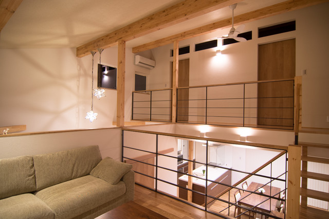 中２階のある家 Japanese Living Room Other By 株式会社 ライフ コア デザインオフィス Houzz