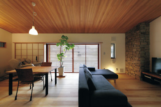和モダンな平屋 Japanese Modern Living Room Other By コーヨーテック Houzz