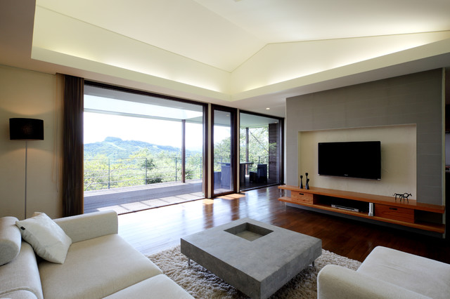 太陽の森の家 リビング Contemporary Living Room Other By 菊池ひろ建築設計室 Kikuchihiro Design Office Houzz